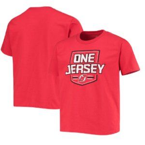 New Jersey Devils Fanatics Branded Youth One Jersey T-Shirt - Red